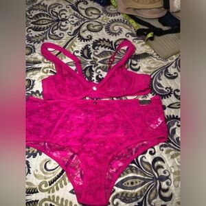 Lane Bryant bra and mid waist style panty set.